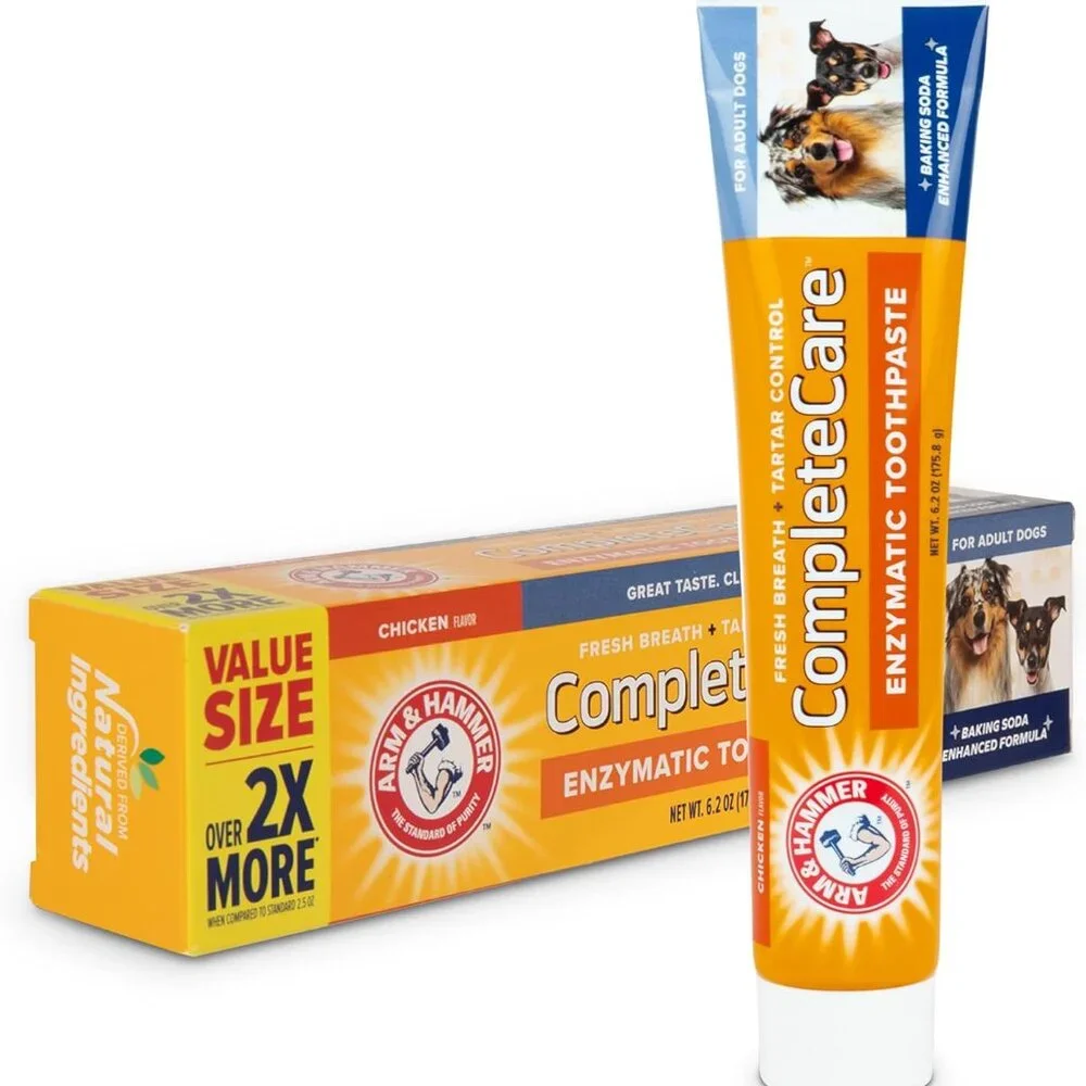 Arm & Hammer Complete Care Enzymatic Dog Toothpaste Chicken Flavor One Box